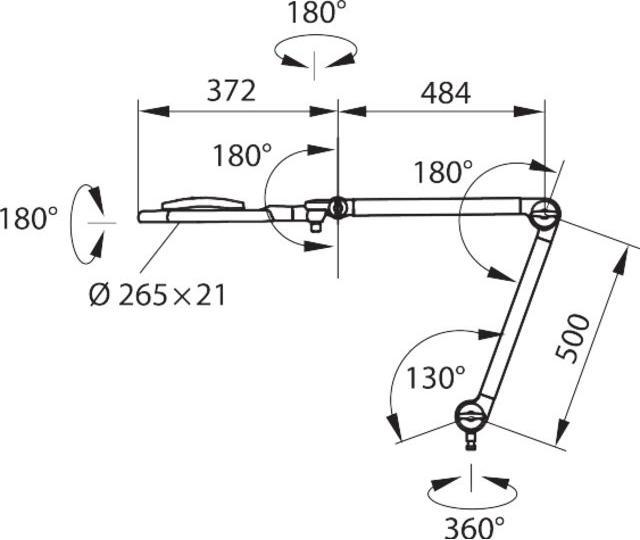 Image du produit Waldmann TEVISIO ESD, RLLQ 48/2 AR (750 lm)