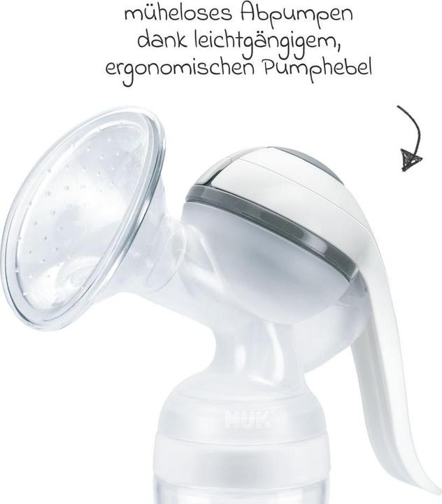 Actual product image NUK Milchpumpen Premium Still-Set Basic 7-tlg. - Handmilchpumpe