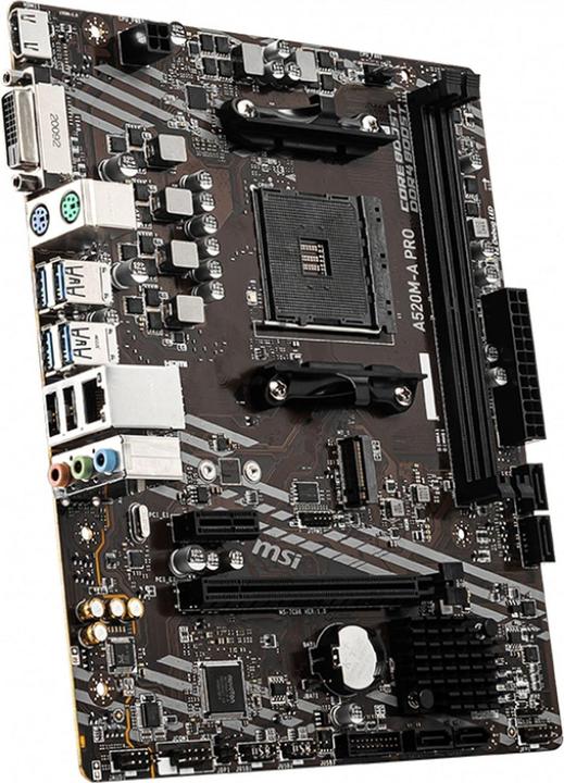 Actual product image MSI A520M-A Pro (AM4, AMD A520, mATX)