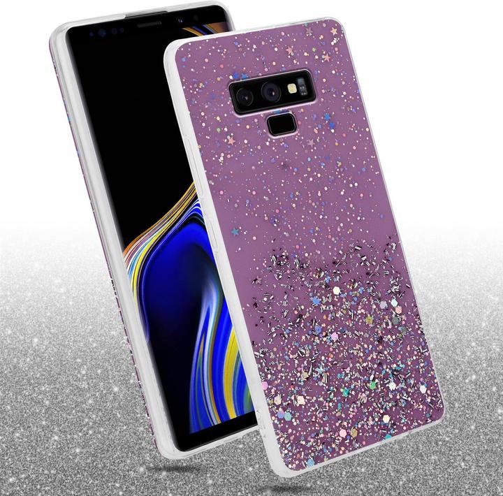 Actual product image Cadorabo TPU cover sparkling glitter (Samsung Galaxy Note 9)