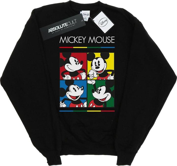 Immagine prodotto Disney Mickey Mouse Square Colour Felpa Donna (XXL)