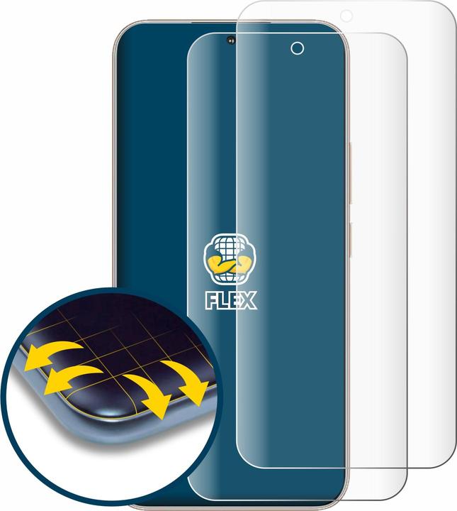Actual product image BROTECT Full-Screen Protector (2 Piece, Samsung F400)
