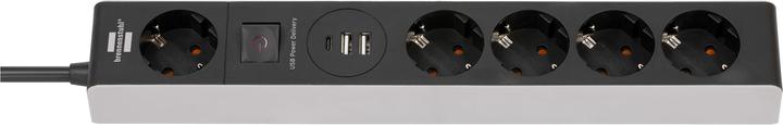 Actual product image Brennenstuhl Power strip 5f w. PD, SDL PD 05, 2xUSB,1xUSB C (5 x, CEE 7/3, CEE 7/4, USB, CEE 7/16, 1.50 m)