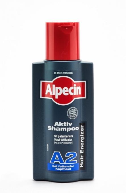 Actual product image Alpecin Active Shampoo A2 (250 ml, Liquid shampoo)