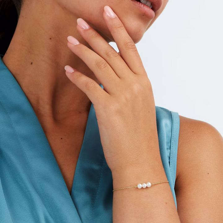 Image du produit Morellato Délicat bracelet plaqué or Perla SAWM05 (19 cm, Argent 925)