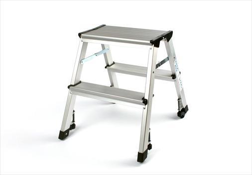 Immagine prodotto Wedo Scaletta con ruote, alluminio (Scala doppia, 50 cm)