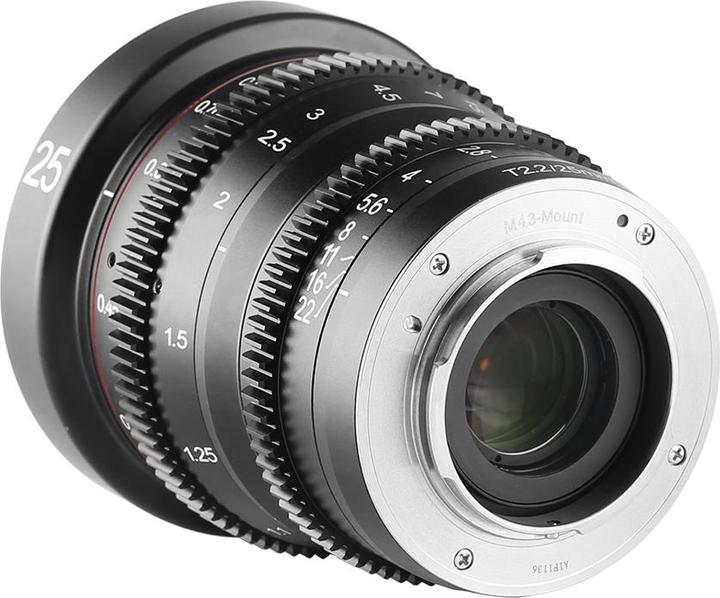 Image du produit Meike Lentille cinématographique 25 mm T2.2-22 MFT (Micro Four Thirds, APS-C / DX)