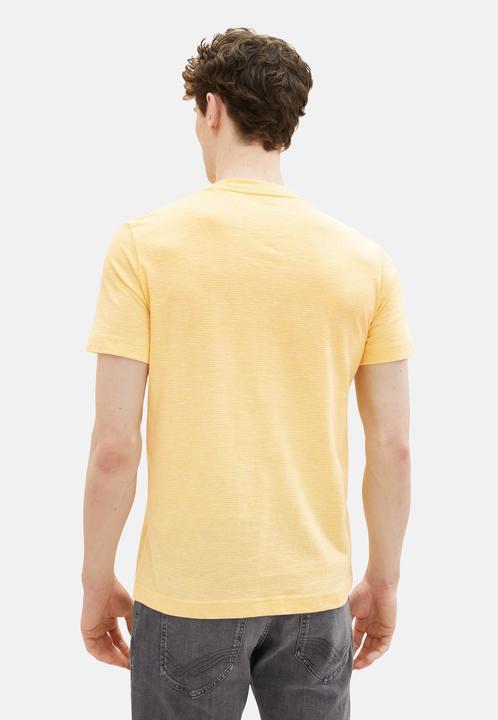 Immagine prodotto Tom Tailor T-Shirt Gestreiftes Kurzarmshirt mit Rundhalsausschnitt und Foto-Print (XL)