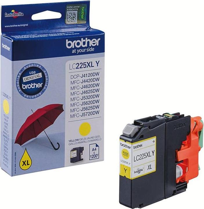 Actual product image Brother Lc-225xly (Y)