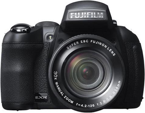 Produktbild Fujifilm FinePix HS30 EXR, 16MP, 30x Zoom, FullHD, Schwarz (1/2")