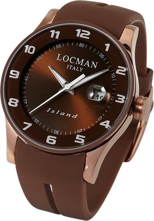 Immagine prodotto Locman Orologio da uomo Islanda marrone Ref. 0600 (Orologio da polso analogico, 40 mm)