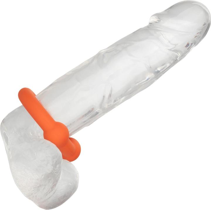 Actual product image CalExotics Alpha™ Liquid Silicone Dual Ball Ring (3.75 cm)