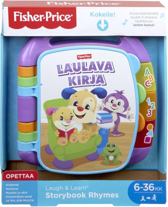 Actual product image Fisher-Price Laugh & Learn Storybook Rhymes (Finnish)