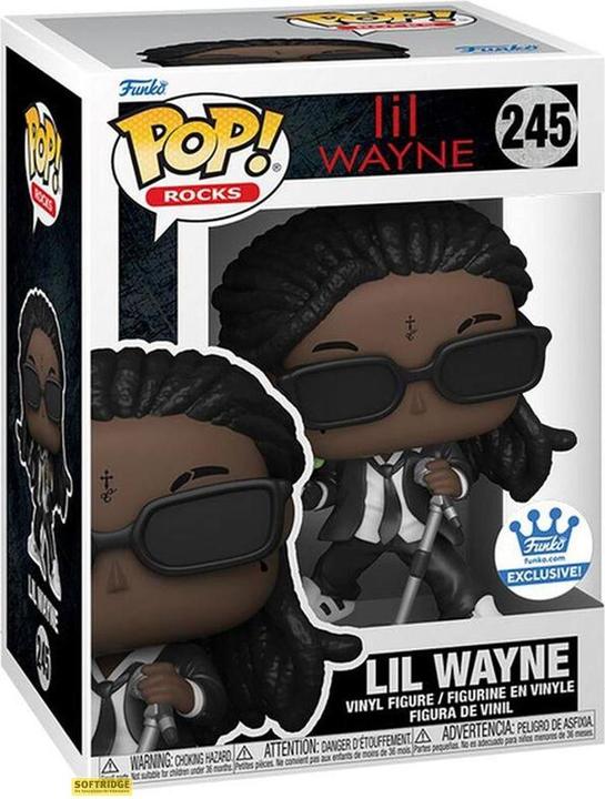 Image du produit Funko Pop! Rocks : Lil Wayne w/ Lollipop (245) Excl. EXM