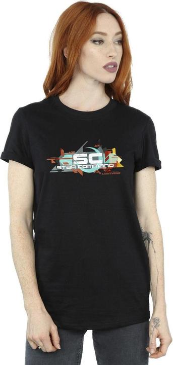 Immagine prodotto Disney Lightyear Star Command Graphic Title Maglietta Ampia Donna (S)