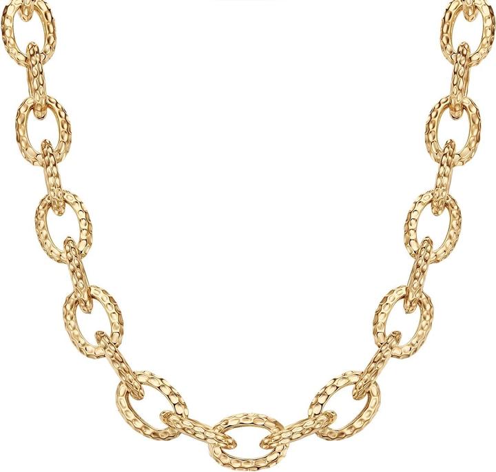 Actual product image Lulu & Jane Ladies metal alloy yellow gold 43.0 cm base chain + 5.0 cm extension - 29617 (Metal alloy, 43 - 48 cm)