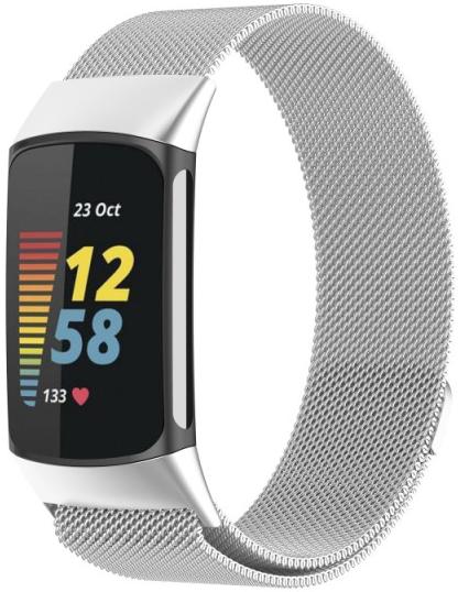 PhoneLook Milanaise-Armband aus Stahl in (Grösse S) (Aluminium)