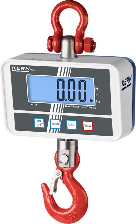 Actual product image Kern HDB 10K-2XL Hanging scale Weighing capacity (max.) 15 kg Readability 10 g multi-coloured (HDB