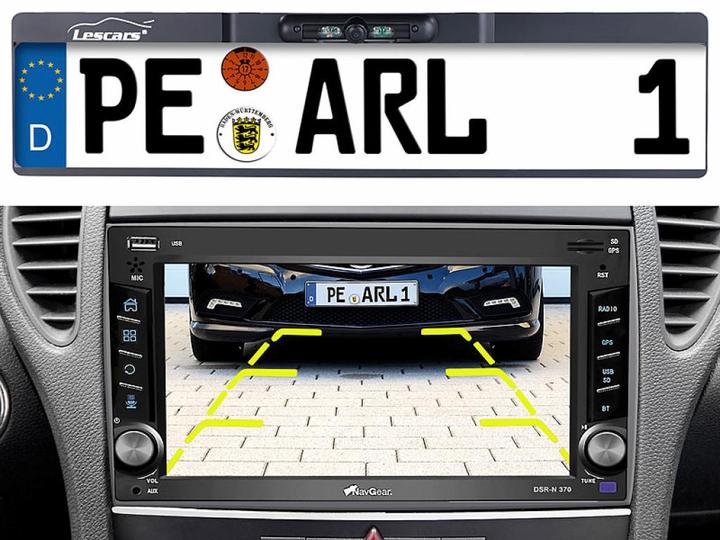 Produktbild Lescars Funk-Rückfahrkamera