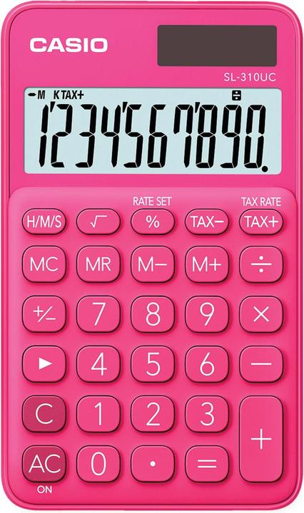 Immagine prodotto Casio Calcolatrice tascabile SL310UCRD 10 cifre rosso (Batterie)