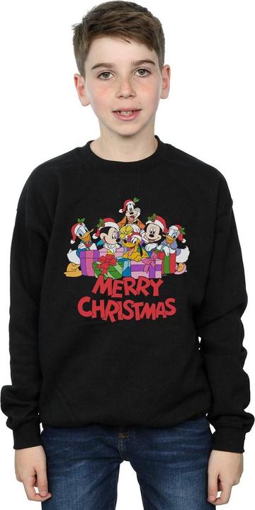 Actual product image Disney Boys Mickey Mouse And Friends Christmas Sweatshirt (140, 146)