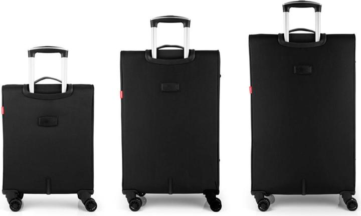 Immagine prodotto Gabol Set di valigie Zambia a 4 ruote 3 pezzi con piega elastica (208 l, XL (da 115l))