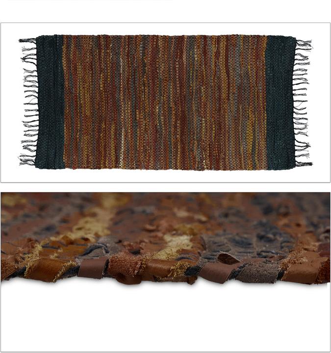 Produktbild Relaxdays Flickenteppich (70 x 140 x 0.5 cm)