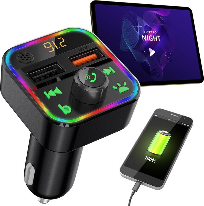 Immagine prodotto Casativo FM Transmitter mit Bluetooth 5 und Freisprechfunktion