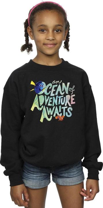 Actual product image Disney Girls Ocean Adventure Sweatshirt (140, 146)