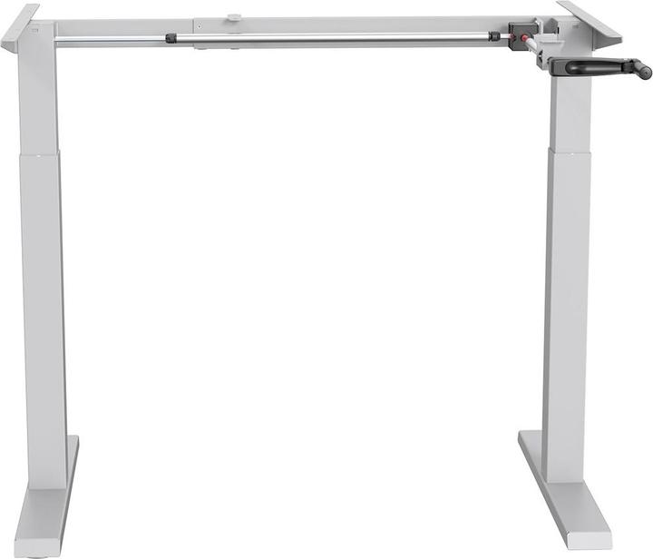Actual product image Ergo Office Sit-stand desk Desk frame Manual height-adjustable office desk max. 123cm Ergonomic ti
