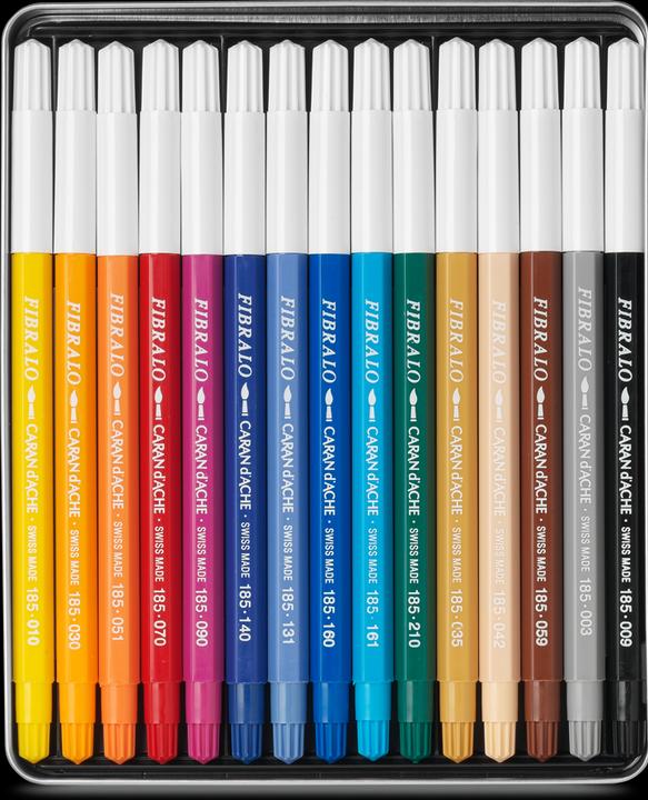 Produktbild Caran d'Ache Fibralo Metallschachtel (Mehrfarbig, 15 x)