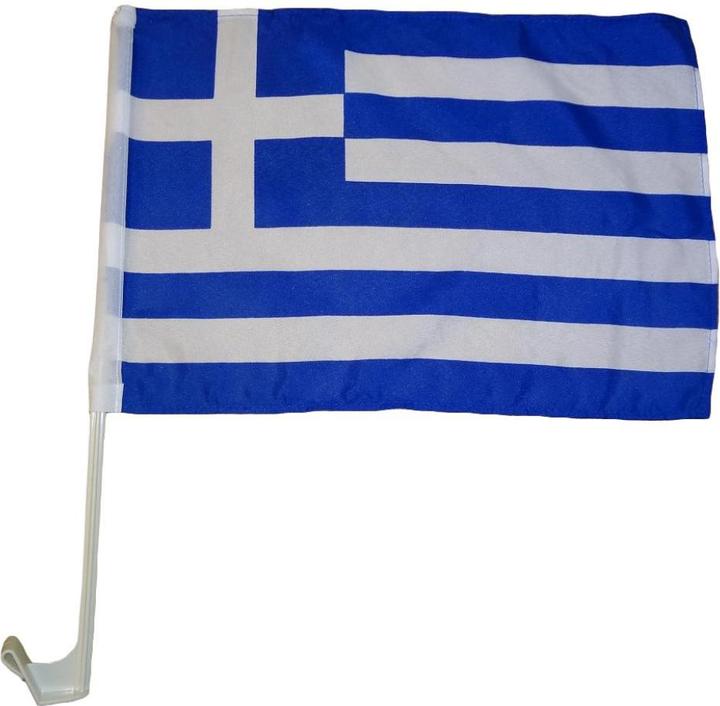 Produktbild trends4cents Autoflagge Griechenland 30 x 40 cm Auto Flagge Fahne Autofahne Fensterflagge Fanfahne