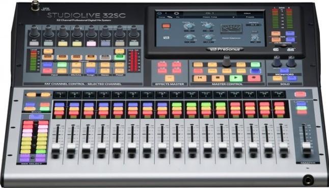 Produktbild PreSonus Mischpult StudioLive 32SC, Bauform: Pultform (Studio- und Livemixer)