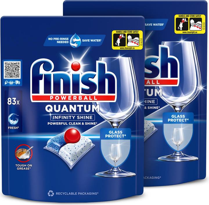 Finish Quantum Infinity Shine Duo (Caps, 166 x)