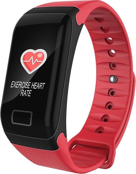Produktbild JTI F1 Plus WearFit Aktivitäts-Tracker mit Farbdisplay - Rot