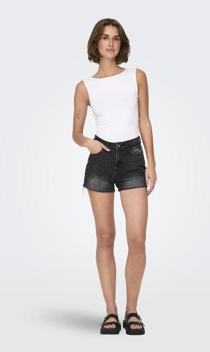 Image du produit Only ONLGABI Hohe Taille Normal geschnitten Jeans-Shorts Jeans-Shorts (M)
