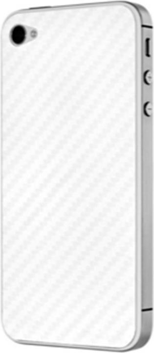 Actual product image Artwizz ScratchStopper film Carbon white (back) for iPhone 4 and 4S (1 Piece, Apple iPhone 4)