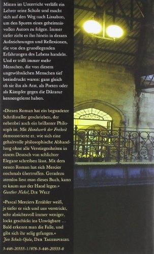 Immagine prodotto Nachtzug nach Lissabon (Tedesco, Mercante pasquale, 2004)