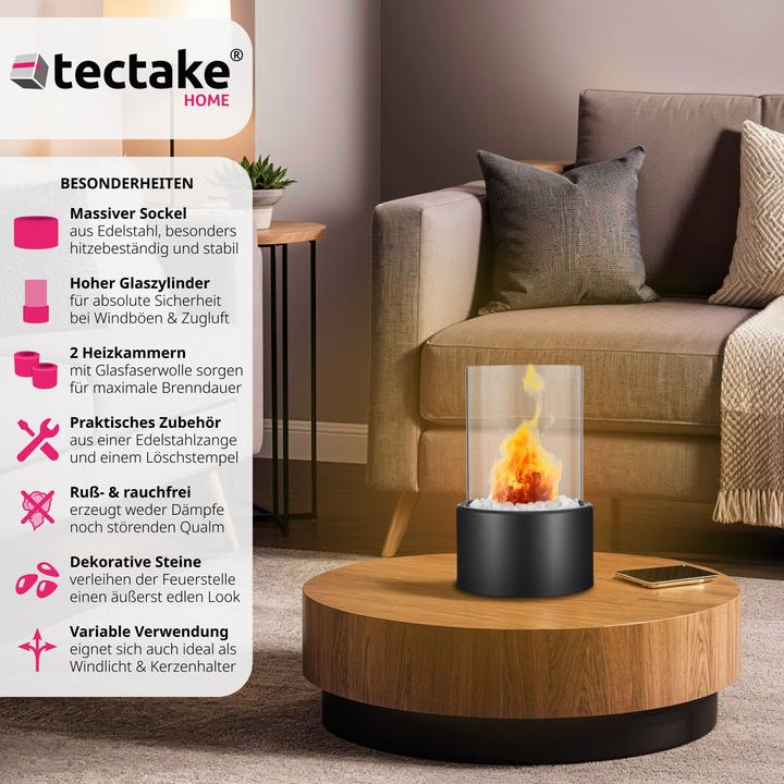 Actual product image tectake Damine (ø 26 x 16.5 cm)