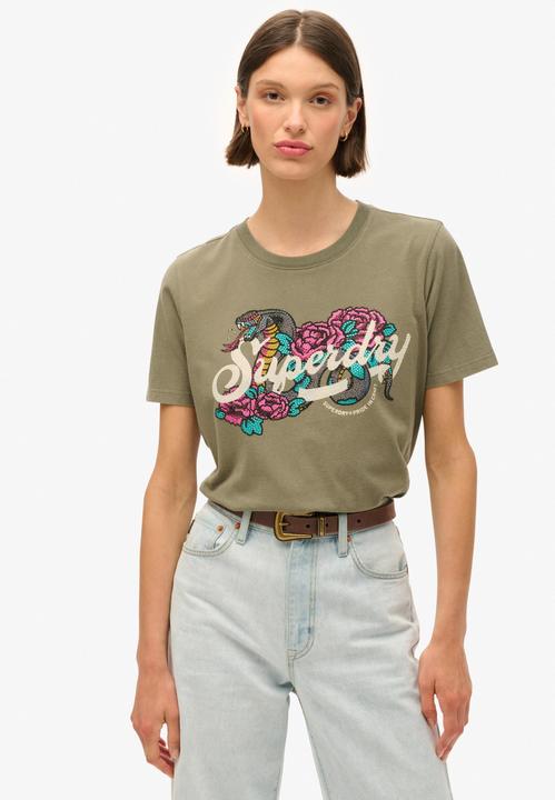 Image du produit Superdry t-shirt décontracté tattoo script (XS)