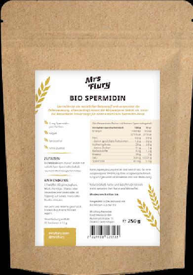 Immagine prodotto Mrs Flury Spermidina organica (Polvere, 250 g)