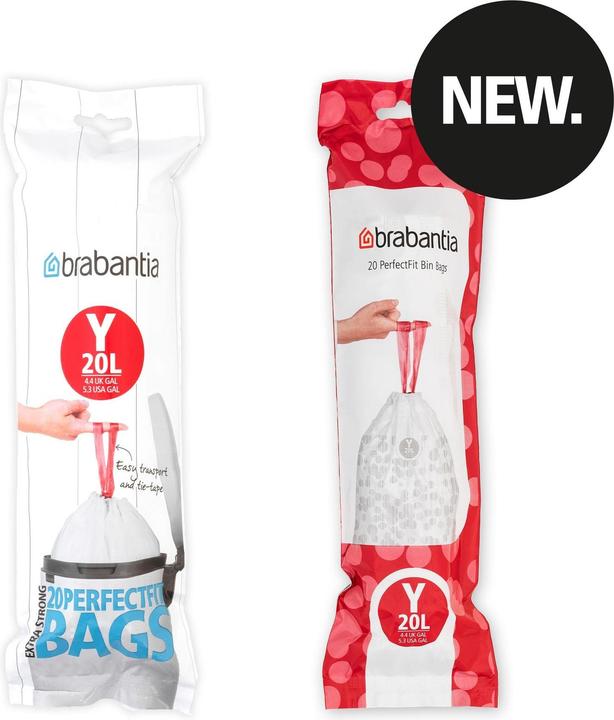 Immagine prodotto Brabantia Sacchetto per rifiuti PerfectFit (20 x, 20 l)