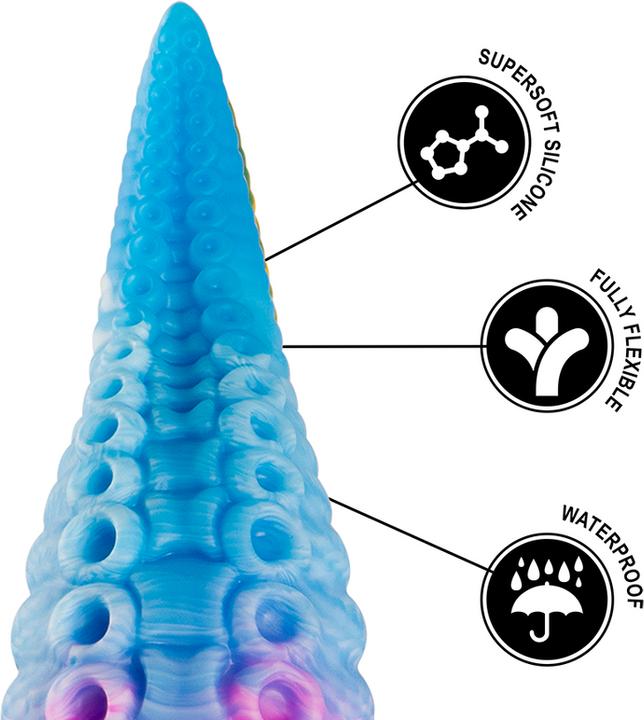 Produktbild Epic Scylla Blauer Tentakel-Dildo, Kleine Grösse