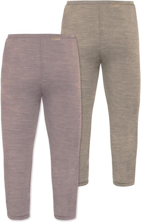 Image du produit Normani Lot de 2 caleçons bébé mérinos avec pieds - 9539 (62)