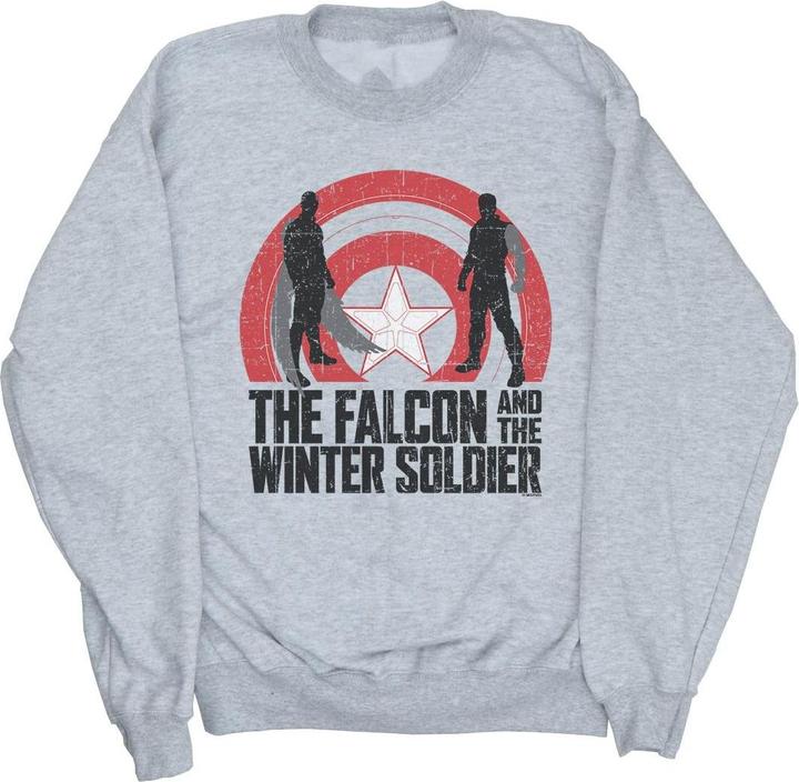 The Falcon And The Winter Soldier Shield Silhouettes Sweatshirt (XL)