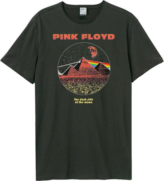 Actual product image Amplified Unisex Adult Vintage Pyramids Pink Floyd T-Shirt (3XL)
