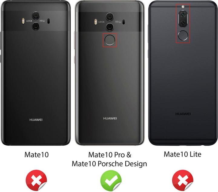 Actual product image Nalia Leather look mobile phone case (Mate 10 Pro)