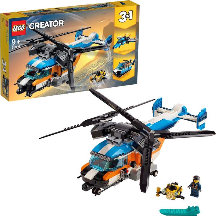 Actual product image LEGO Double rotor helicopter (31096, LEGO Creator 3-in-1)
