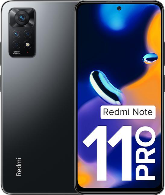 Image du produit Xiaomi Redmi Note 11 Pro 5G (64 Go, Gris graphite, 6.67", Double SIM hybride, 108 Mpx, 5G)