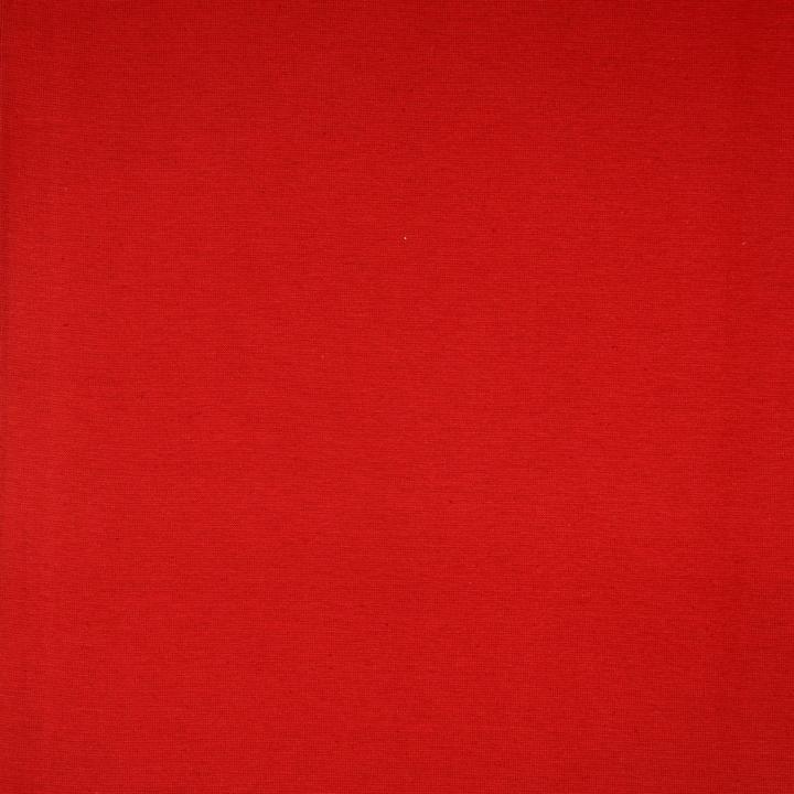 Actual product image Stoffrestposten Fine rib cuff - Red - Minimum selling quantity: 1 metre